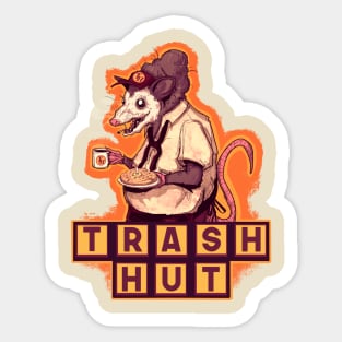 Trash Hut Fine Art Print Sticker